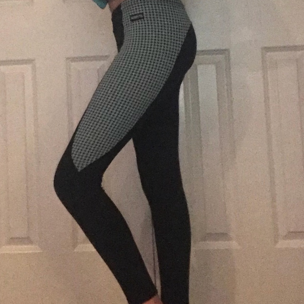 Kerrits Blue Houndstooth Riding Tights